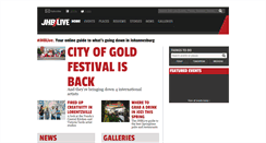 Desktop Screenshot of jhblive.com