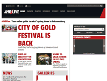 Tablet Screenshot of jhblive.com